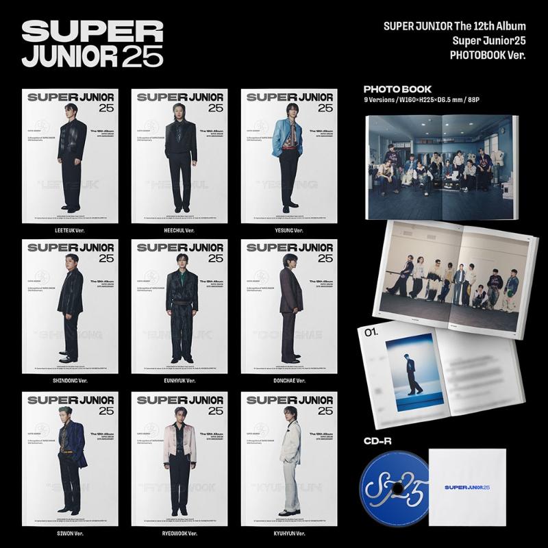 (ФОТОАЛЬБОМ Вер.) Super Junior [Super Junior25] 12-й полноформатный альбом