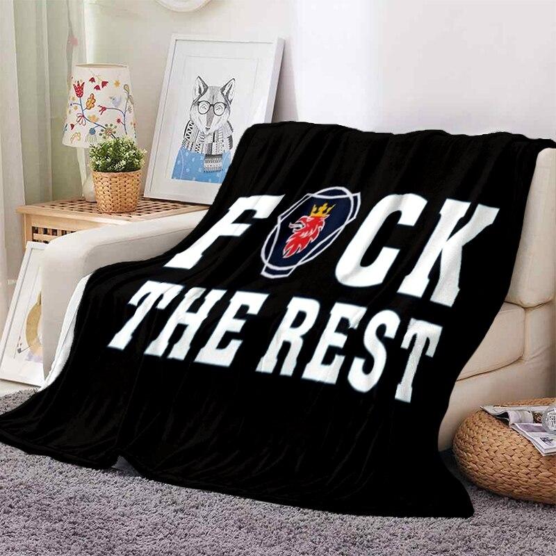 3D Грузовик Scania Плед Флисовый Теплый Уютный Мягкий Плед для Дивана Кровати Стойкий к Выцветанию Антистатический Машинная Стирка 75x90cm