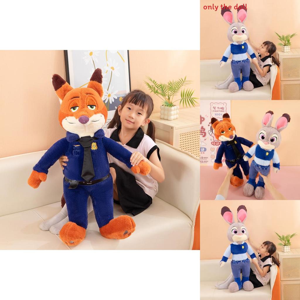 Zootopia Plush Toy Judy And Nick With Pp Cotton Filling For Kids And Collectors