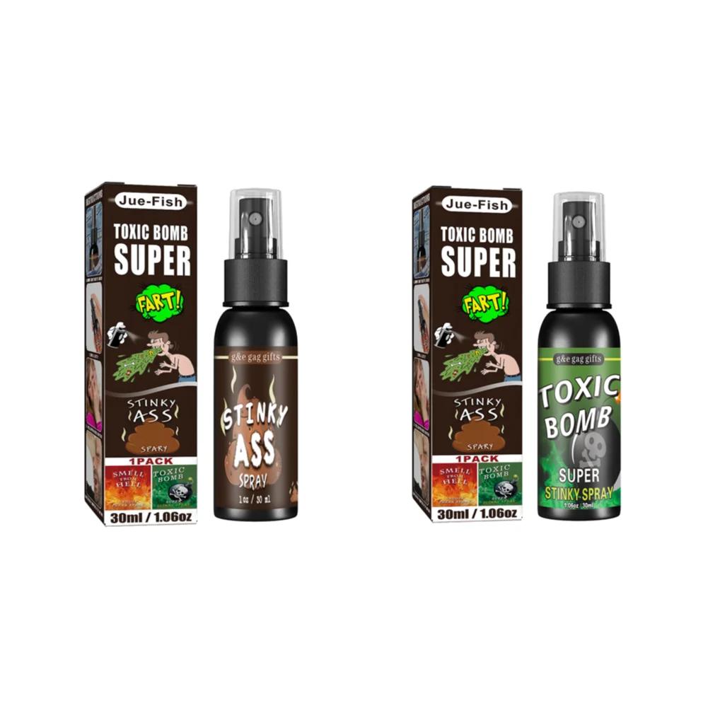 30ml Poop Spray Creative Liquid Fart Gag Prank Joke Spray Funny Halloween Toy Stink Bomb Extra Strong Smelly Stinky Gas Spray
