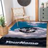 Manchester Customized Name Floor Rug Office Rug Design for Kitchen Balcony Decorate room Study room Anti-slip Rug Decorate Offices Gift for Festivals
