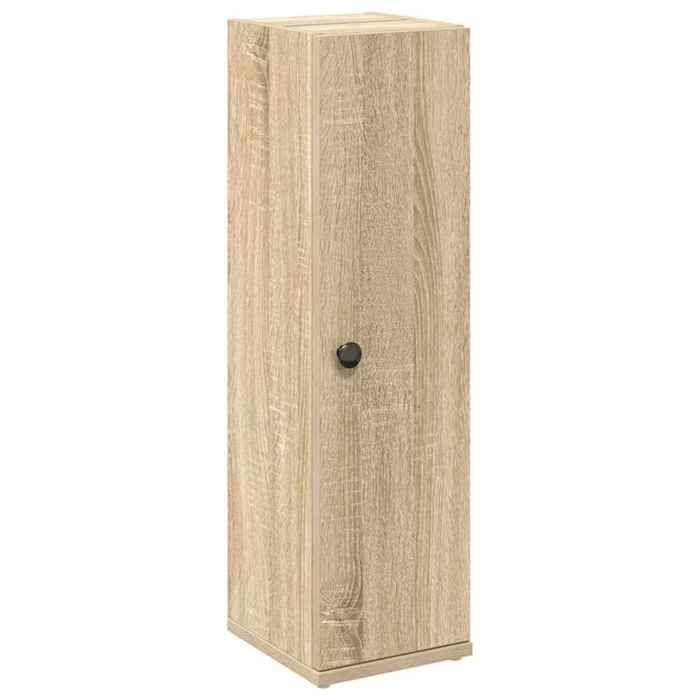 VidaXL Bathroom Furniture with Toilet Paper Holder Sonoma Oak 858517