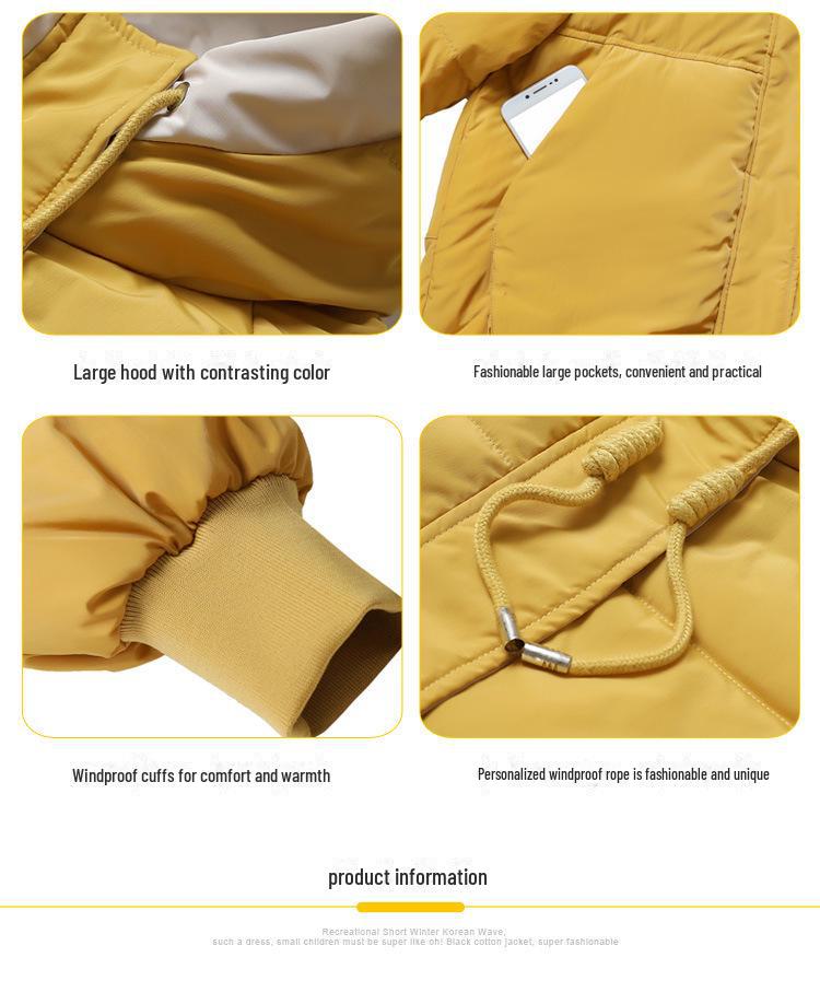 Women's Short Winter Down Cotton Coat 2023: Loose, Thickened, Plus Velvet, Korean Style