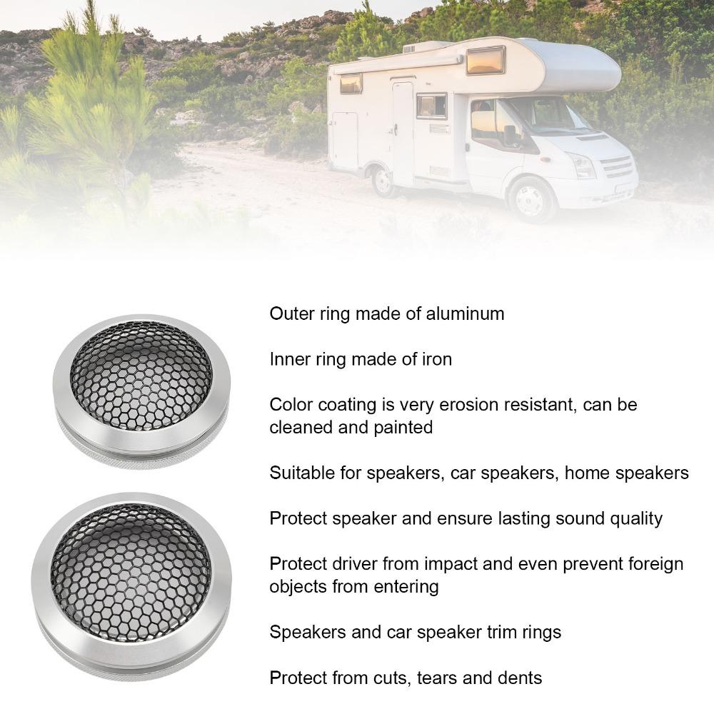 

2Pcs Metal Mesh Speaker Grill OD 64mm Subwoofer Guard Speaker Guard Ceiling Installation
