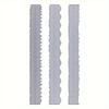3pcs Irregular Edges Ruler DIY Making Carbon Steel Embossing Attractive Decorative Lightweight Card Making Tool