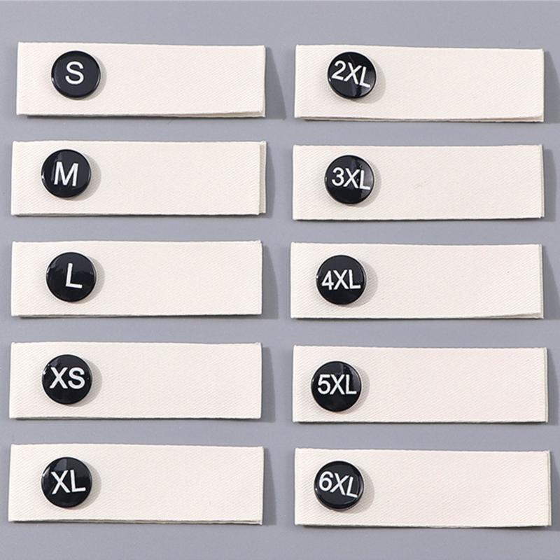 Sizes Change Accessory For Clothing Removable Washable Satins Fabric Label For Sewing And Fashion Designs