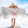 Love Series Pattern Seaside Vacation Beach Towel Swimming Bath Towel Microfiber Towel