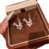 Explosive sweet and cute rabbit earrings niche design high-end sense light luxury exquisite versatile girl personality earrings
