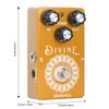 GOKKO Divine GK-46 Reverb Pedal Shimmer Effect Ambient Modulation Aluminum Alloy 9V DC Power Supply
