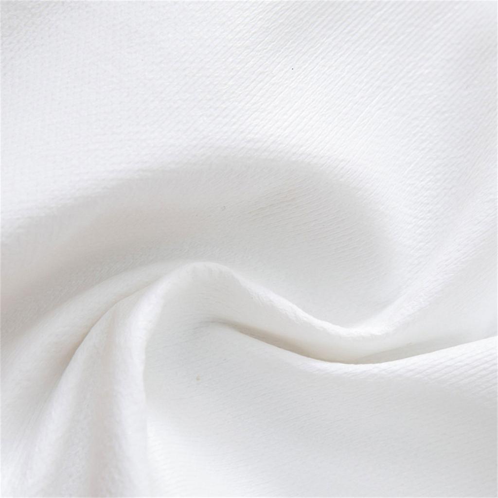 Sett med 10 stk. Myke og Absorberende Hvite Babysmekker for Maling DIY Blanke Munnkluter Siklesmekke for Tannfrembrudd