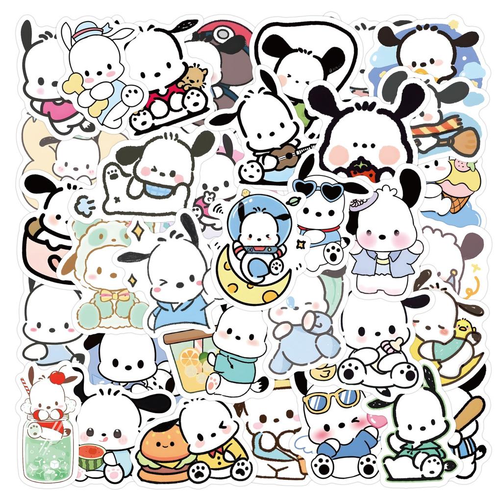 60pcs Suitcase Stickers Waterproof Stickers Scooter Computer Tablet Cartoon Decoration