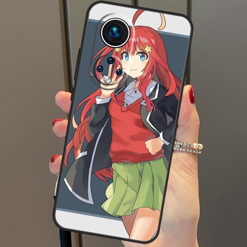Nakano Nino Gotoubun No Hanayome Cover For Honor 50 Lite Case For Huawei P20 P30 P40 Pro Nova 9 5T P Smart 2021 8X 9X 10i