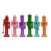 Set of 6 Traditional Colorful Wood Nutcrackers Soldiers Figurine Christmas Tree Hanging Pendants Decoration Festival