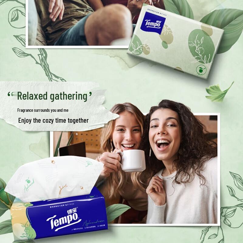 Tempo Cedarwood & Fruit Scent Facial Tissues