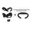 VR Face Interface Bracket Sponge Face Pad Replacement for Pico 4 / PICO 4 Ultra VR Headset Washable Sweat-Proof Leather Face Cover