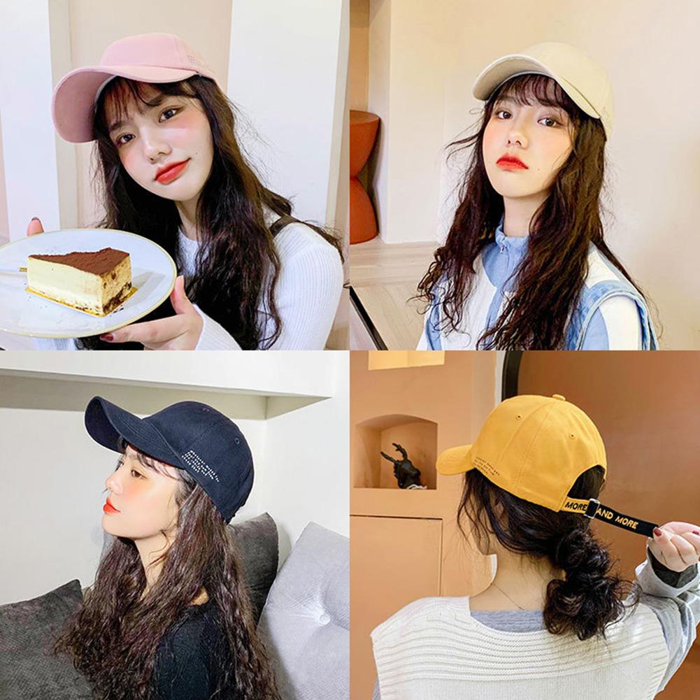 Men Women Hat Sun Protection Cap with Letters Printed Unisex Baseball Cap