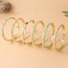[Retro Chinese Filigree Cloisonne Drip Oil Bangle with Inlaid Diamonds and Hollow Enamel Design]