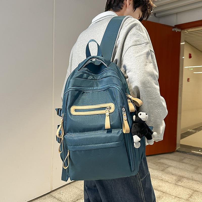 Fashion Versatile Nylon Backpack Wear-resistant New Student Schoolbag Travel Backpack