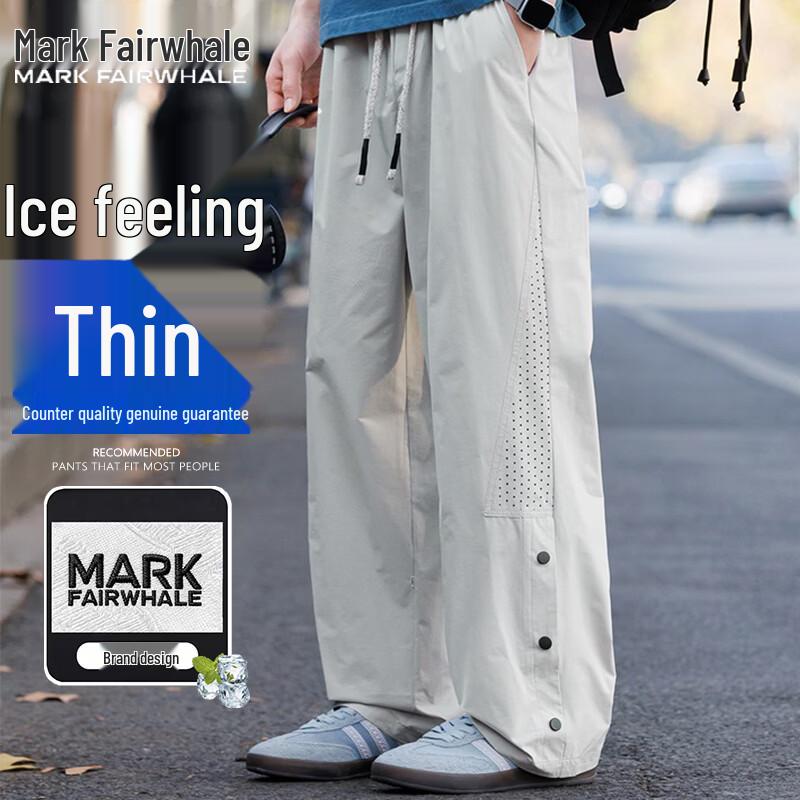 MARK FAIRWHALE Men s Summer Ice-Cool Straight Casual Pants XL