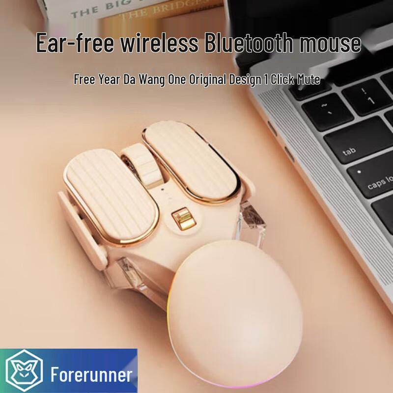 

Q3 Futuristic Silent Rechargeable Wireless Bluetooth Dual Mode Mouse