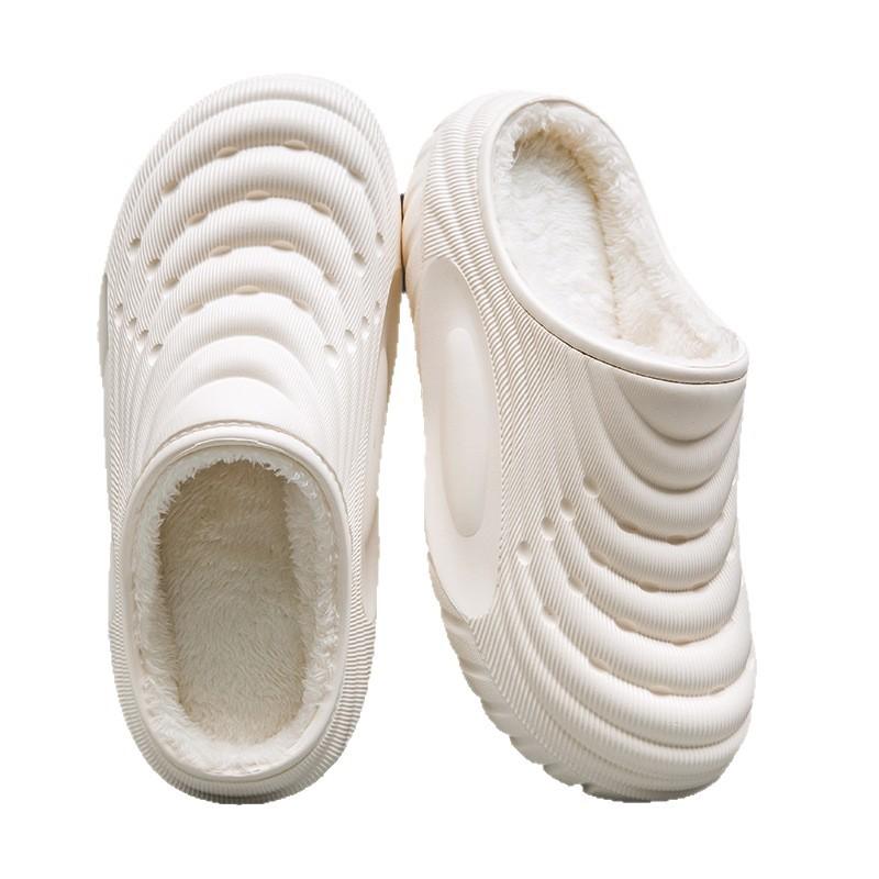 Cotton slippers new winter wear home velvet warm cotton shoes winter bag and waterproof slippers