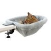 Clip Cat Desk Hammock Non-Slip Stable Clamp Cat Desk Bed Sunken Hammock Design Supports 40LBS for Workplace Bedroom Bookshelf