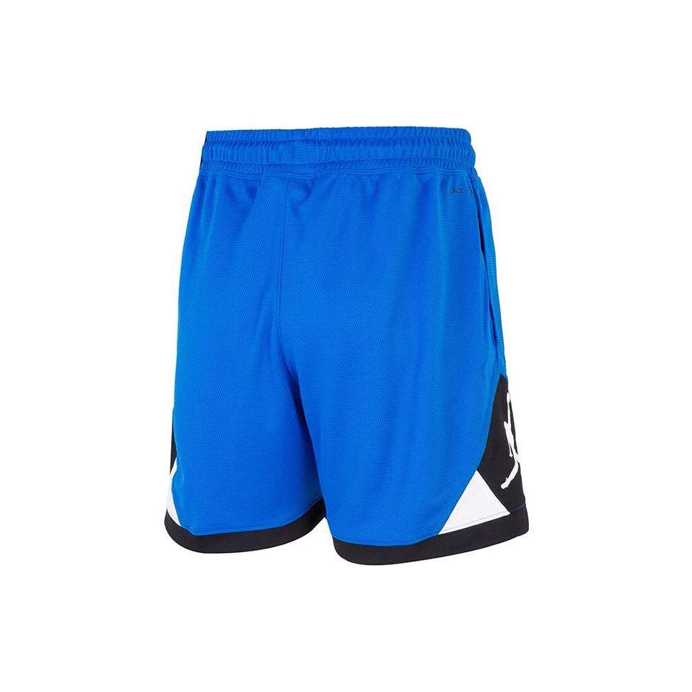 Jordan Dri-FIT Sports Training Color-Block Shorts Men Bottoms Blue CV3087-405
