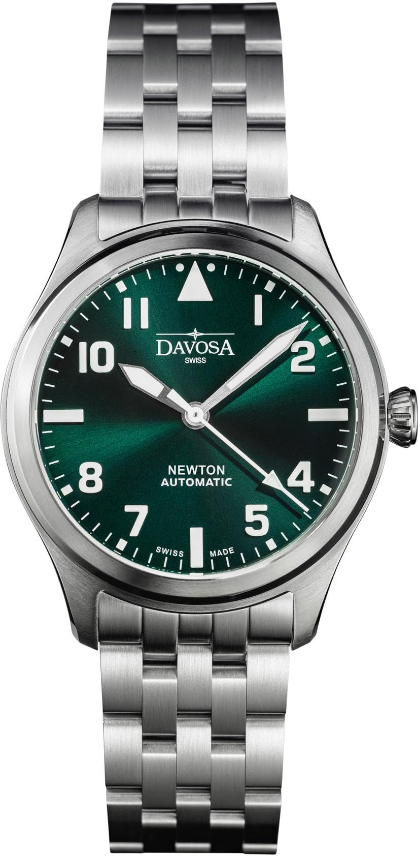 

Watch IWAWP Mechanical Automatic Winding Power Reserve Newton Pilot Auto Silver [Davosa] 161.530.70 Men s зелений