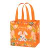 Easter Gift Bags Cute Rabbit Printed Candy Snack Tote Bag Non-Woven Egg Basket Non Woven Happy Easter Party Decoration Supplies