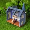 1/12 Scene Model Toys Miniature Doll Houses Playing House Wood Villa Puzzle DIY Dollhouse Kit