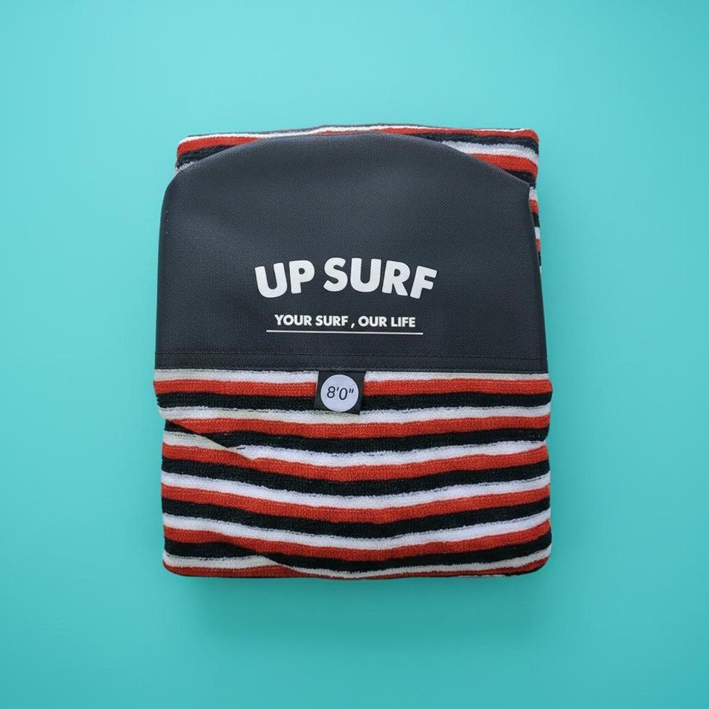 Gestreifte Surfbrettsocke Flexible Boardhülle Abdeckungstasche zum Surfen