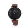 Used Daniel Wellington Watch PETITE ST MAWES 32 Silver DW00100181 Black Brown