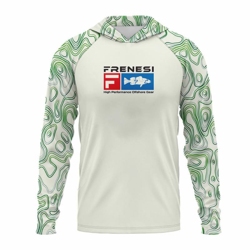 

Unisex UV Protection Hooded Fishing Shirt, Milk Silk Fabric Medium