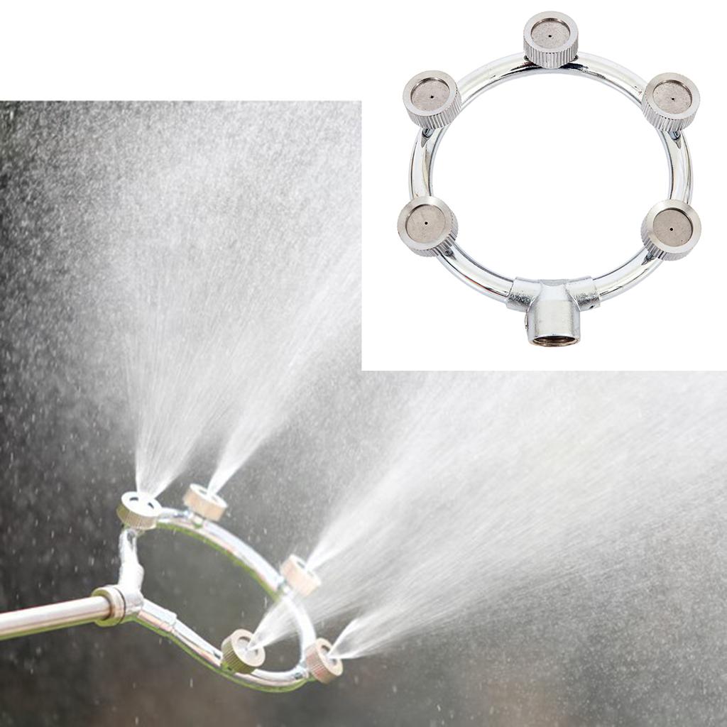 High Pressure Misting Spray Nozzle Fit for Cooling and Humidifying Indoor Environment Stainless Steel Easy Installation