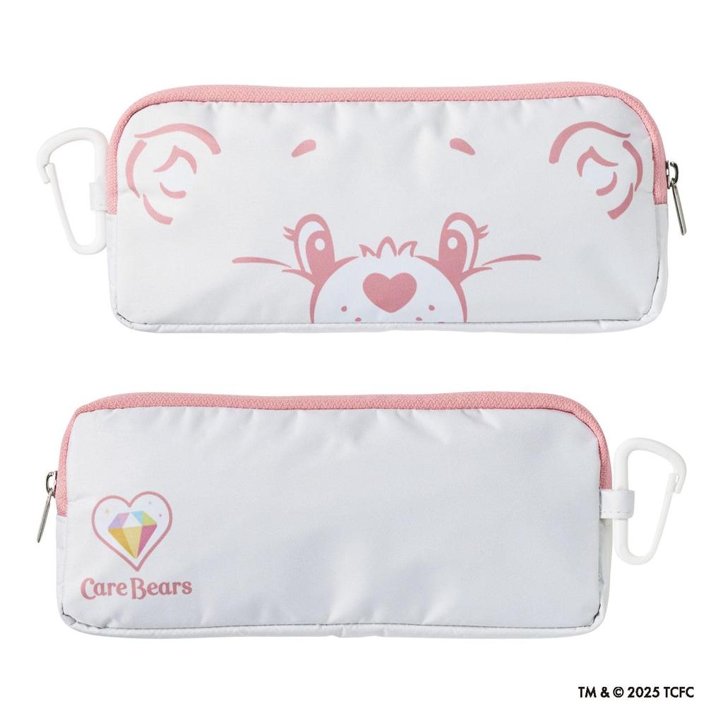 [Moonbat] CARE BEARS™ Folding Parasol, Compact, Heat-Blocking, Sun-Blocking, UV Protection, UPF50+, Suitable for Sunny and Rainy Days, with Carabiner