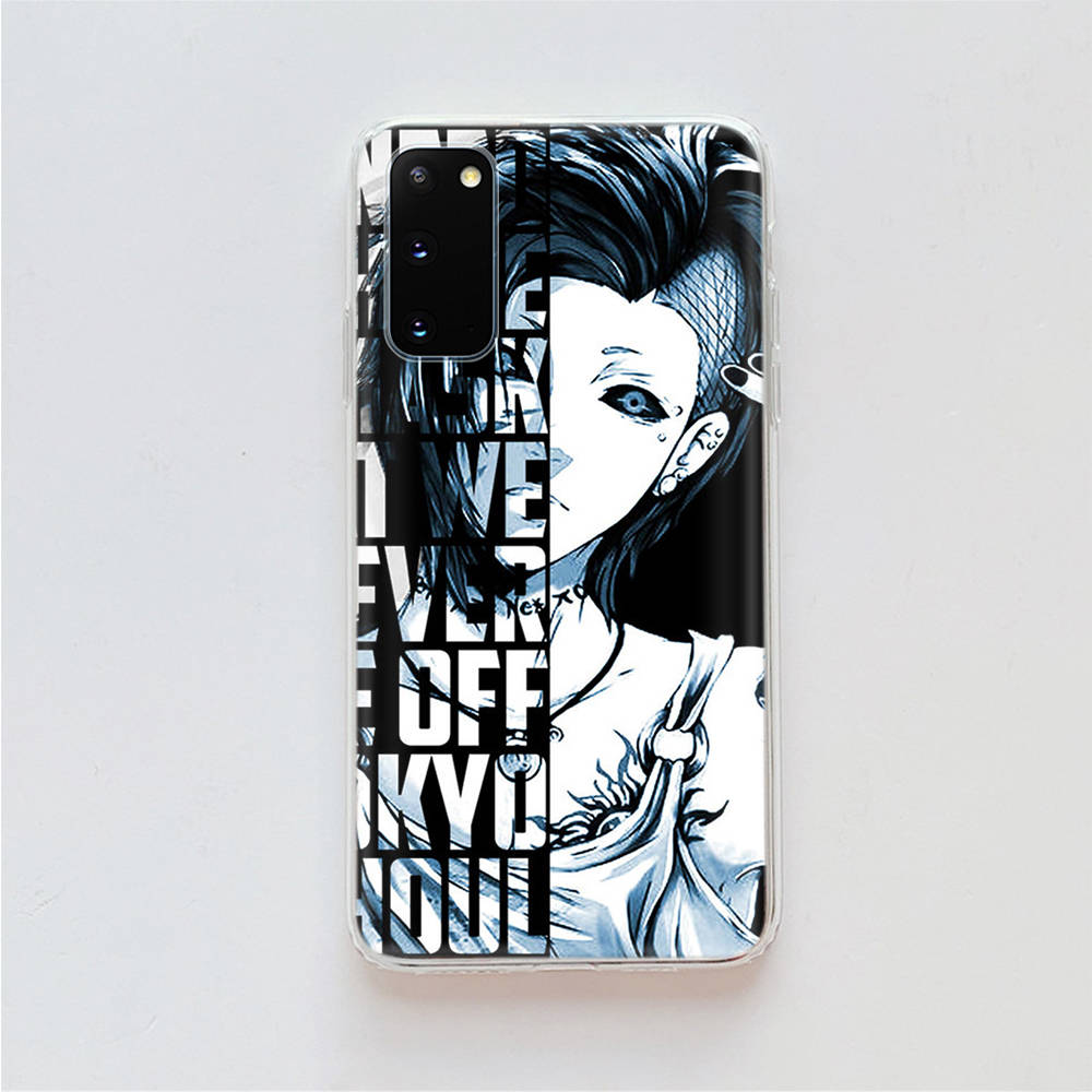 AD98 Tokyo Ghoul Clear Case for Samsung A04 A14 A23 A34 A54 M23 M33 M52 M53 Realme 10 9 C30S C35 C55 VIVO Y02 Y21 Y33S Y51 X80 V25 Cover