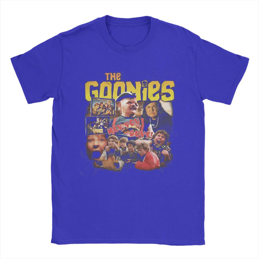 Men's T-Shirt 1985 Vintage Film The Goonies Casual Cotton Tee Shirt Short Sleeve  T Shirt Crewneck Clothes Gift Idea