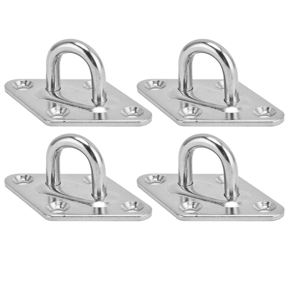 

4 PCS 304 Stainless Steel Heavy Duty Hammock Hanging Kit M5