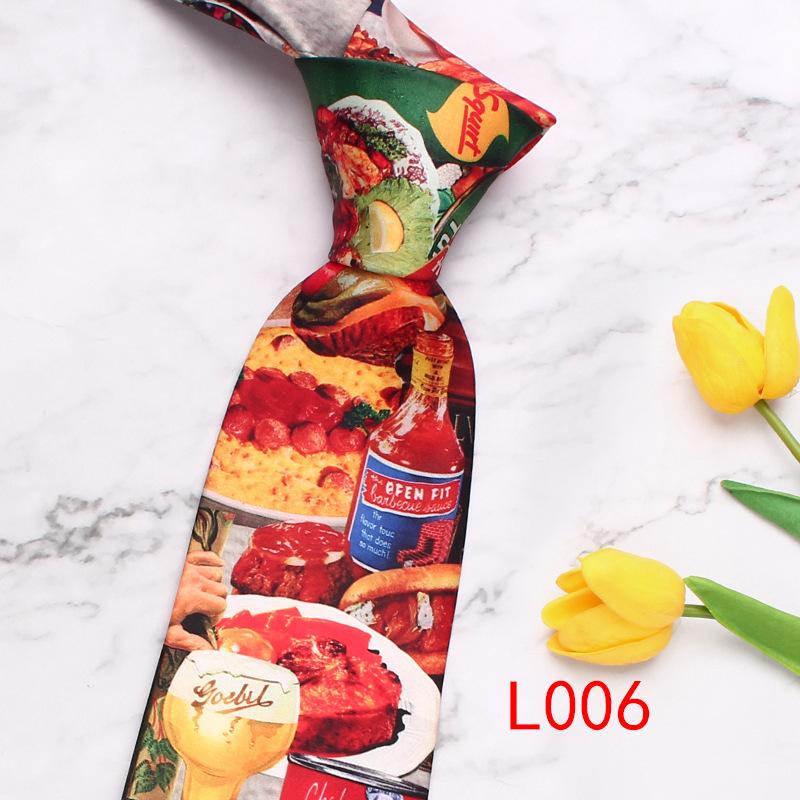 

Rael Мужской галстук Деловой галстук из полиэстера Галстук с мультяшным персонажем Свадебный Повседневный галстук