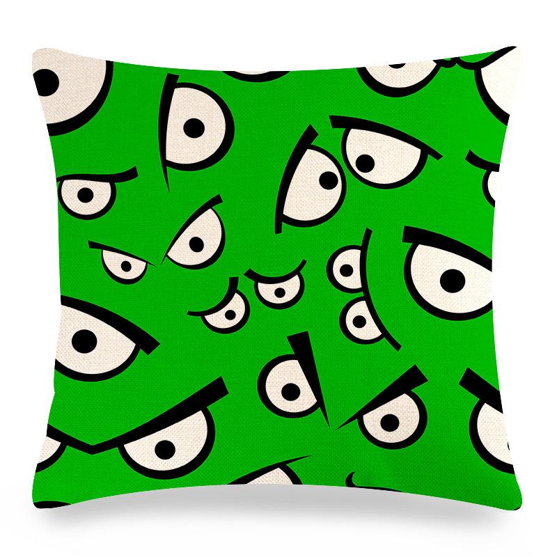 Home Decor Colorful Patterns Decorative Digital Print Pattern Cushion Cover Suitable for Sofa Bedroom Car Pillow Cover