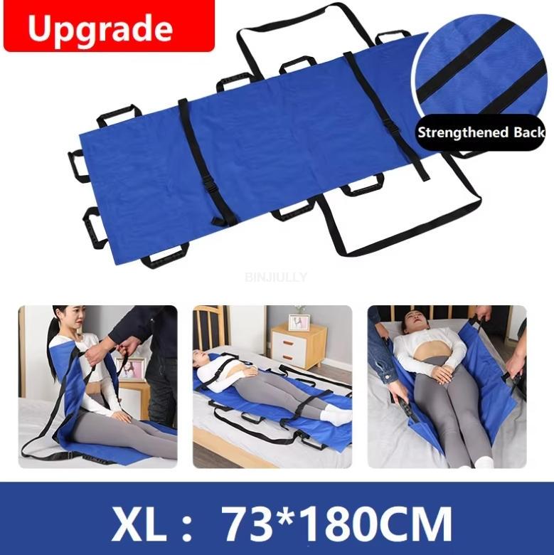 Fogli multipurpose per l'assistenza ai disabili, Fogli impermeabili per il trasferimento di anziani, Cuscino per il posizionamento nel letto per facilitare il girarsi, il sollevamento e lo scorrimento