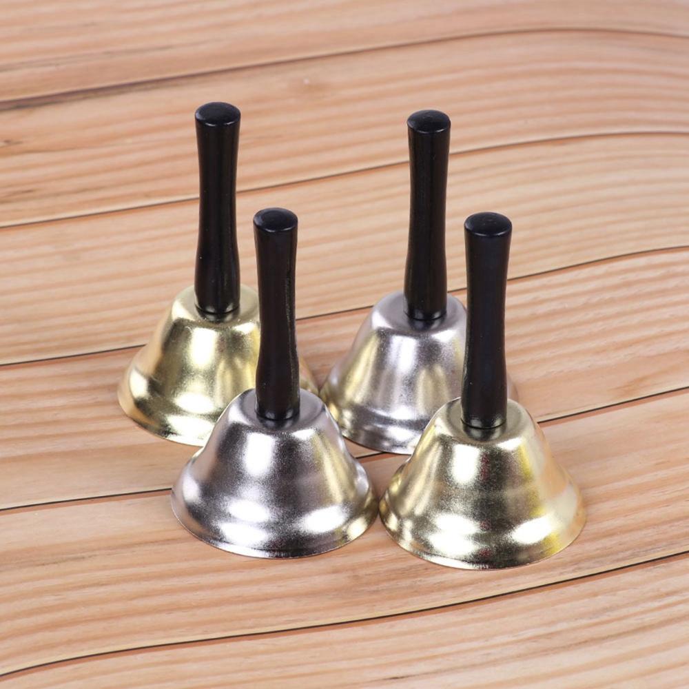 Home Santa Claus Loud Alarm Metal Call Service Dinner Ring Christmas Decor Hand Bell