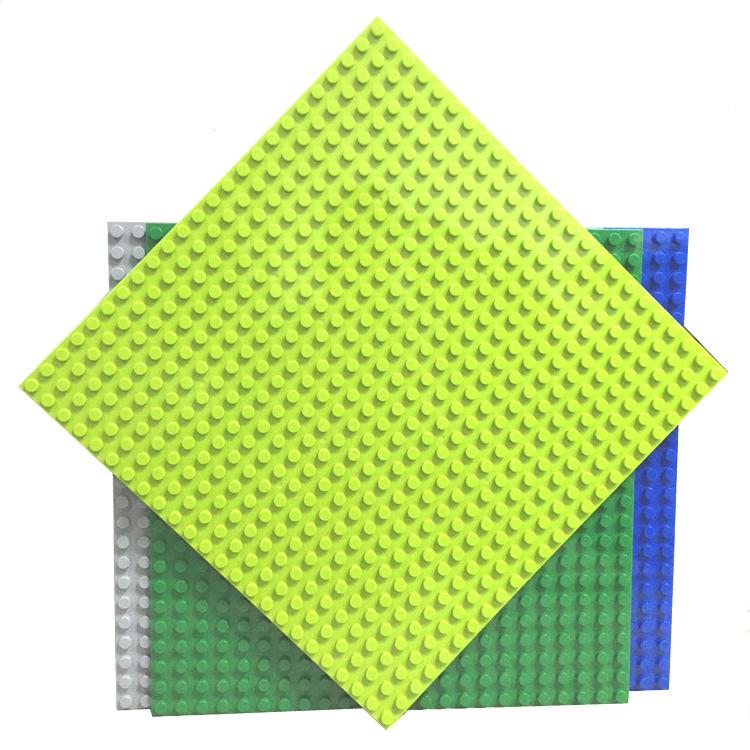 24x24 Baseplate with Rounded Corner for Building Blocks – Compatible with Major Brands