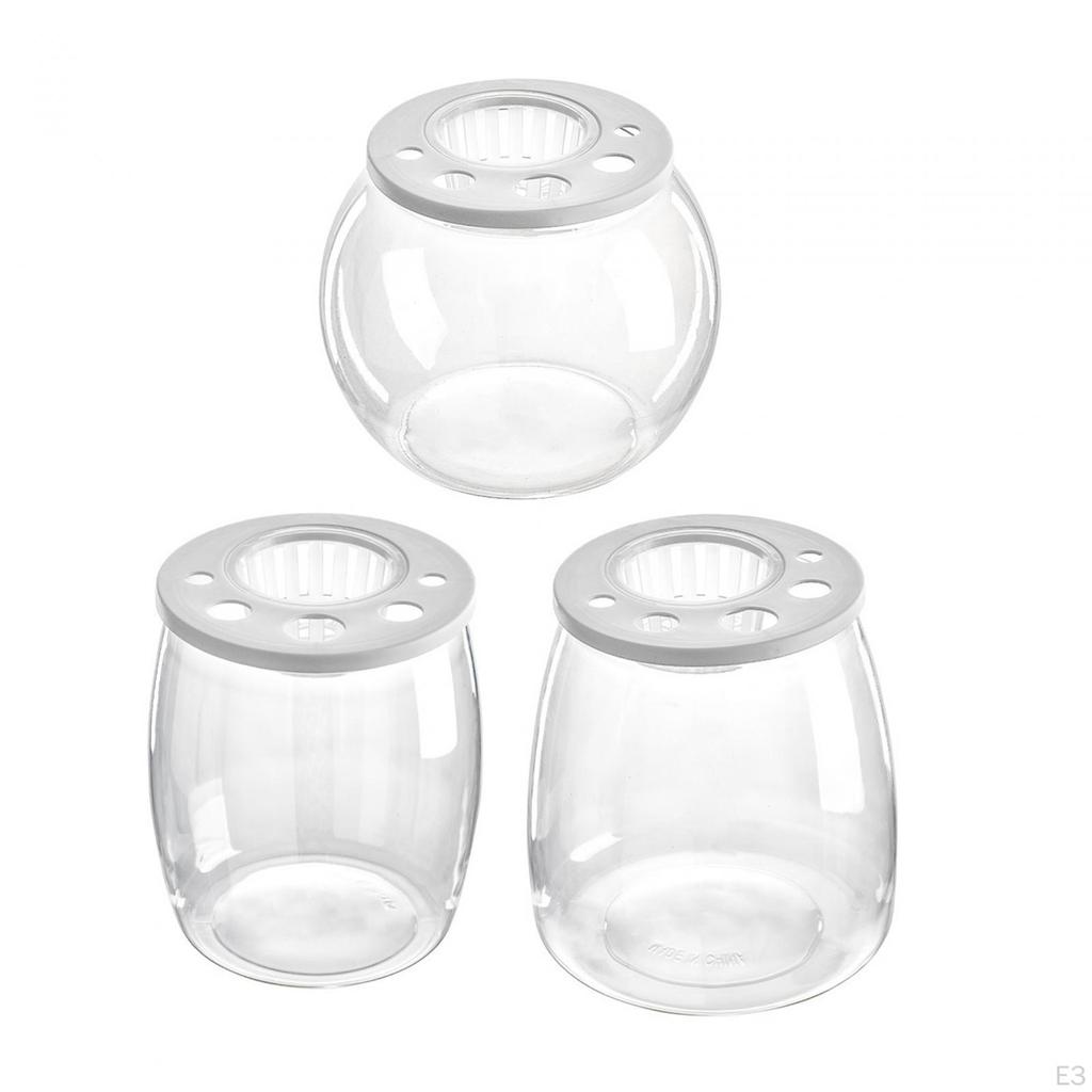 Bowl Tank Creative Transparent Table Ornament Trendy DIY Micro Landscape Aquarium for Office