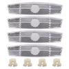 20Pcs/set High Reflective Bicycles Wheel Reflectors Bicycles Reflectors Suitable for Mountain Bicycles Safety Warning