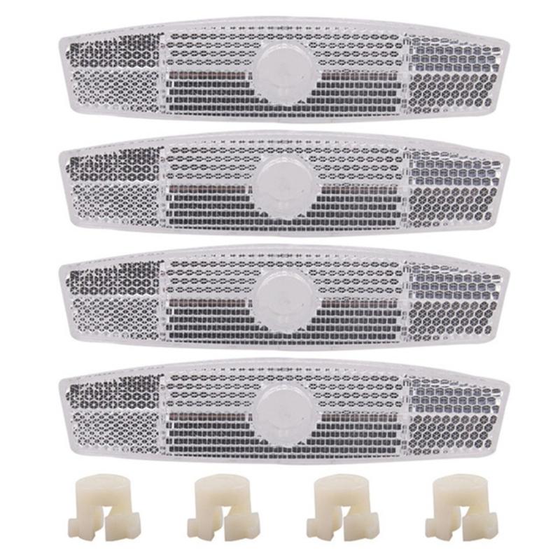20Pcs/set High Reflective Bicycles Wheel Reflectors Bicycles Reflectors Suitable for Mountain Bicycles Safety Warning