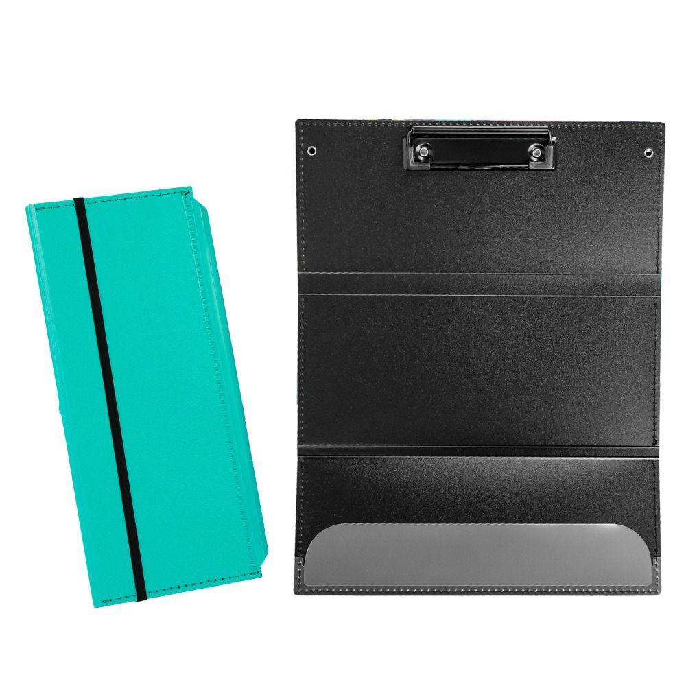 Easy To Use Foldable Nursing Clipboard 2/3 Layers Colorful Edition Cheat Sheets with Clip Portable A4 File Board Clip Work