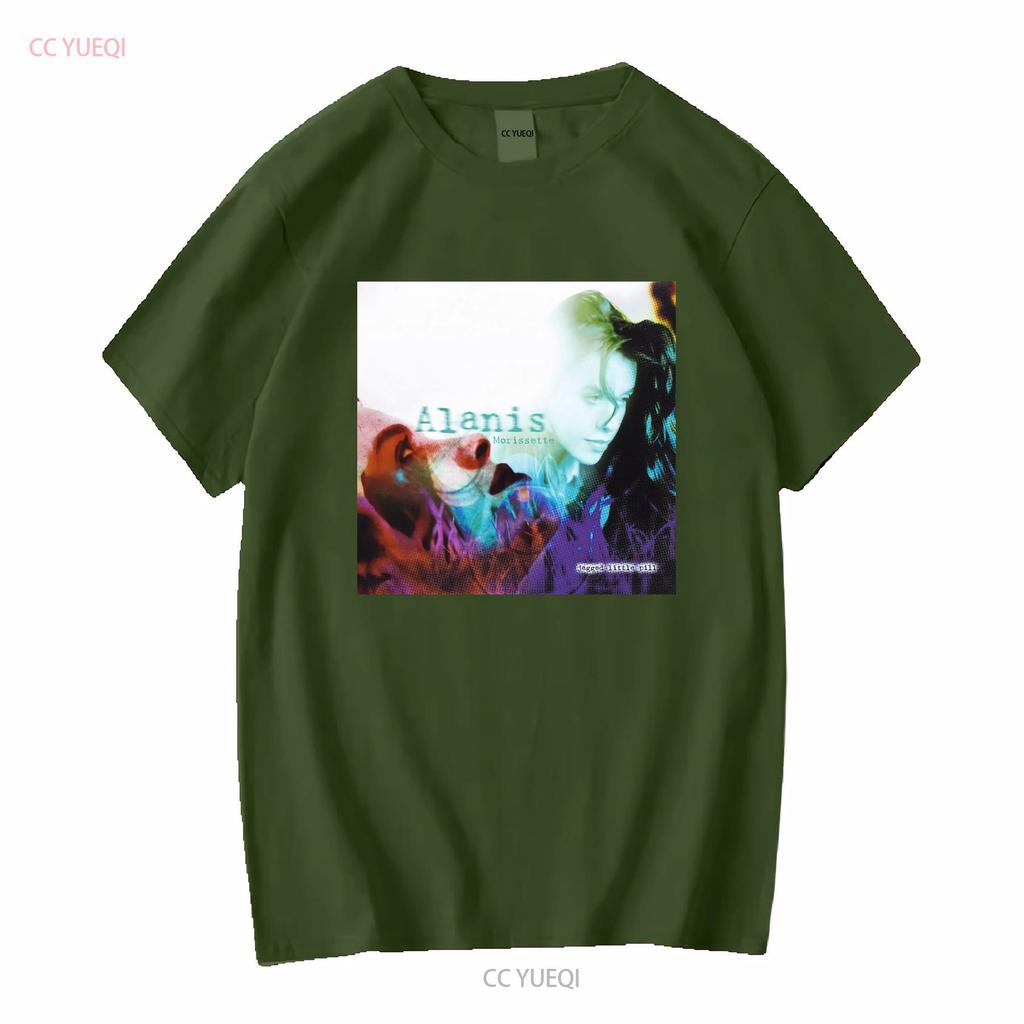 Alanis Morissette Jagged Little Pill Official T Shirt Unisexs Long Or Short Sleeves Vintage Washed Casual Homme