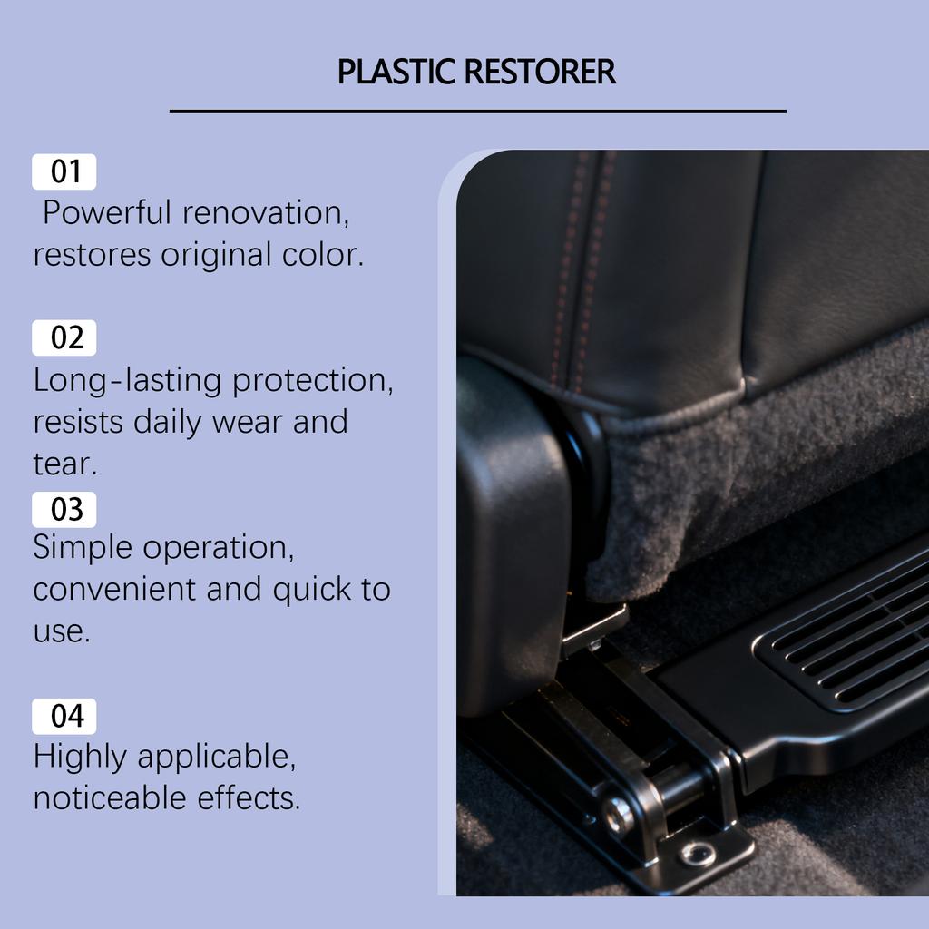 Car Universal Leather and Plastic Repair Polishing Wax Car Interior Care Black and Shiny Care Auto Polish And Repair Coating Set