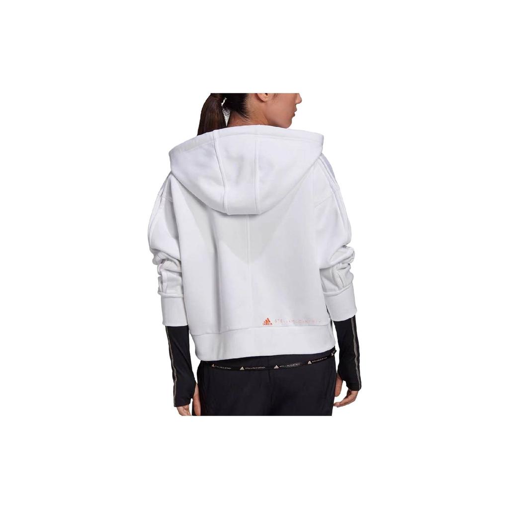 Adidas Loose Fit Hooded Jacket Women Jacket White GL4146